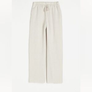 H&M linen blend pants